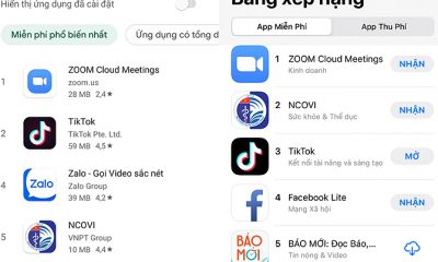 Zoom được tải về nhiều nhất trên cả iOS và Android. 